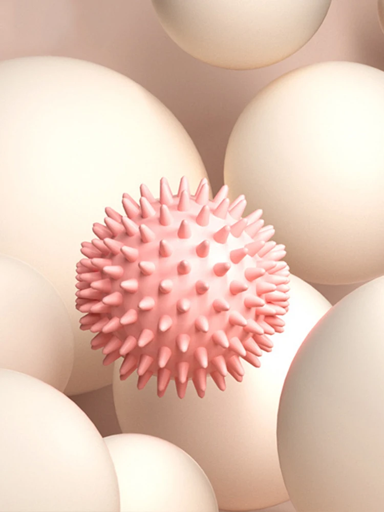 Hedgehog Massage Ball Yoga Fascia Roller for Exercise Fitness Muscle Relaxation Shoulder Neck Leg Plantar Meridian Massage Stick