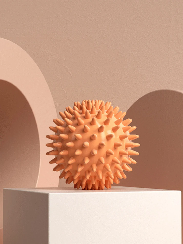 Hedgehog Massage Ball Yoga Fascia Roller for Exercise Fitness Muscle Relaxation Shoulder Neck Leg Plantar Meridian Massage Stick