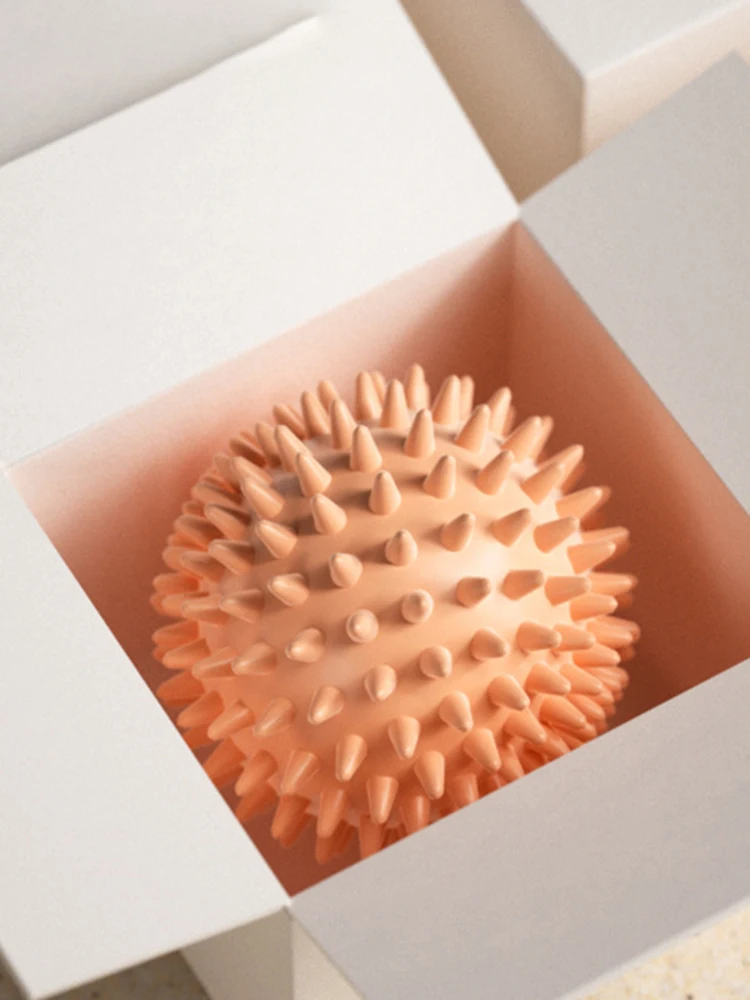 Hedgehog Massage Ball Yoga Fascia Roller for Exercise Fitness Muscle Relaxation Shoulder Neck Leg Plantar Meridian Massage Stick