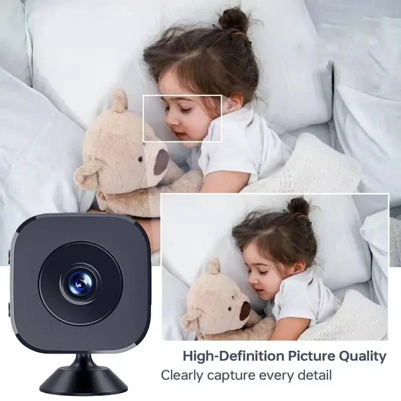 4K Full HD Mini Security Camera Pro WiFi Surveillance With 2 Way Audio Motion Detection Infrared Night Vision Security Camera