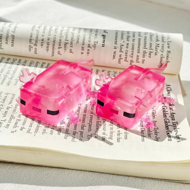 Cute Salamander Fidget Squishes Mini Tabas Squishy Axolotl Squeeze Toy Release Emotions Squishy Toys Slow Rising Decompress Toys