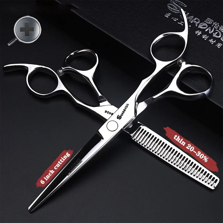 Sharonds 440c 6/7/7.5 Inch Haircut Thinning Scissors Professional Barber Shop Hairdressing Scissors Cutting Scissors Hair Shears