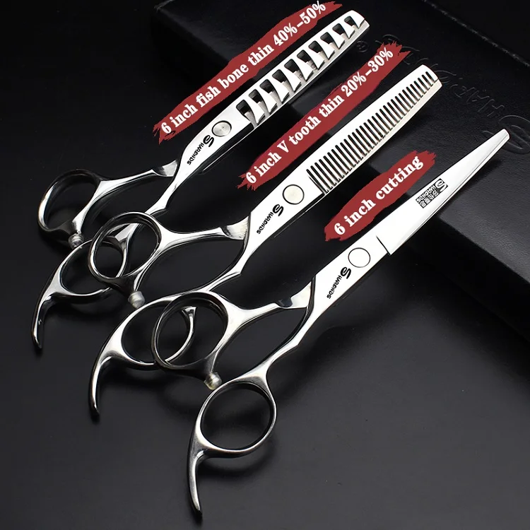 Sharonds 440c 6/7/7.5 Inch Haircut Thinning Scissors Professional Barber Shop Hairdressing Scissors Cutting Scissors Hair Shears