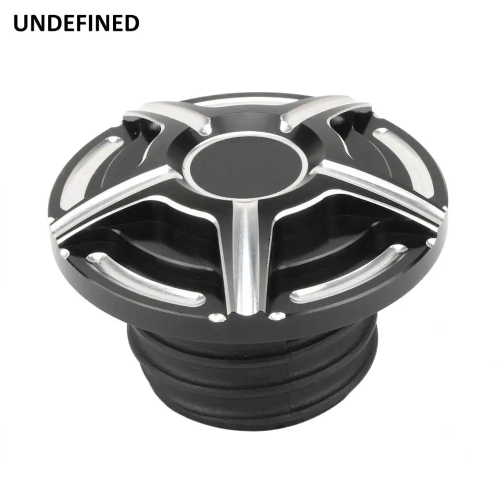 Motorcycle Gas Oil Fuel Tank Cap Cover Aluminum Vented For Harley Sportster XL883 1200 Dyna Softail Touring Road King FLHX FLH