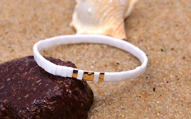 MOON GIRL Colorful Miyuki Bracelets for Women Trendy Charm Wrap Tila Delica Beads Boho Surf Pulseras Mujer Jewelry Dropshipping