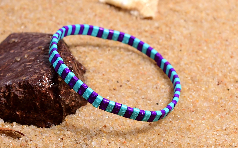 MOON GIRL Colorful Miyuki Bracelets for Women Trendy Charm Wrap Tila Delica Beads Boho Surf Pulseras Mujer Jewelry Dropshipping