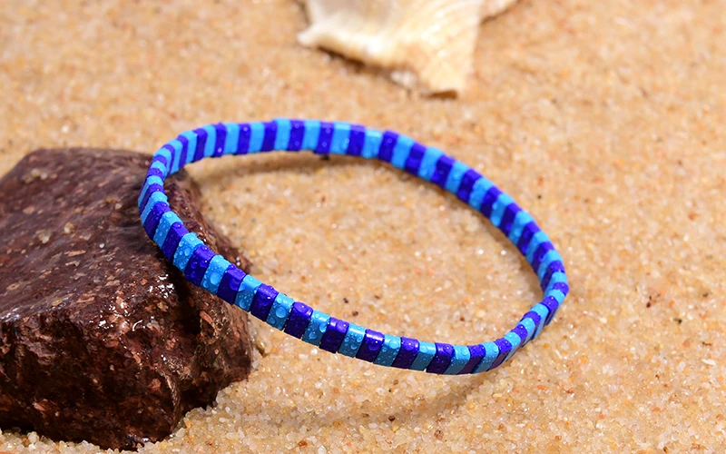 MOON GIRL Colorful Miyuki Bracelets for Women Trendy Charm Wrap Tila Delica Beads Boho Surf Pulseras Mujer Jewelry Dropshipping