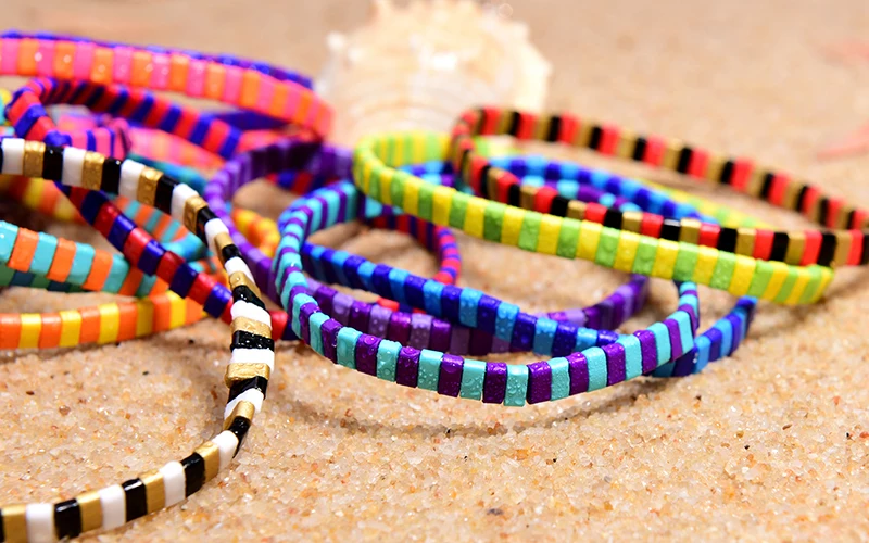 MOON GIRL Colorful Miyuki Bracelets for Women Trendy Charm Wrap Tila Delica Beads Boho Surf Pulseras Mujer Jewelry Dropshipping