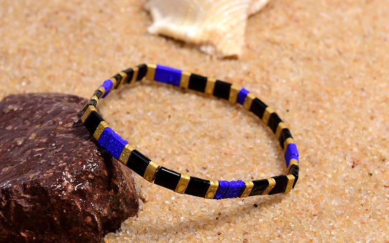MOON GIRL Colorful Miyuki Bracelets for Women Trendy Charm Wrap Tila Delica Beads Boho Surf Pulseras Mujer Jewelry Dropshipping