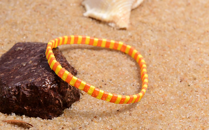 MOON GIRL Colorful Miyuki Bracelets for Women Trendy Charm Wrap Tila Delica Beads Boho Surf Pulseras Mujer Jewelry Dropshipping