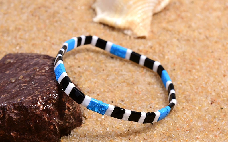 MOON GIRL Colorful Miyuki Bracelets for Women Trendy Charm Wrap Tila Delica Beads Boho Surf Pulseras Mujer Jewelry Dropshipping