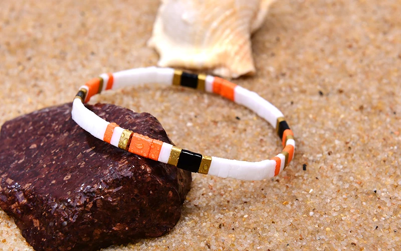 MOON GIRL Colorful Miyuki Bracelets for Women Trendy Charm Wrap Tila Delica Beads Boho Surf Pulseras Mujer Jewelry Dropshipping