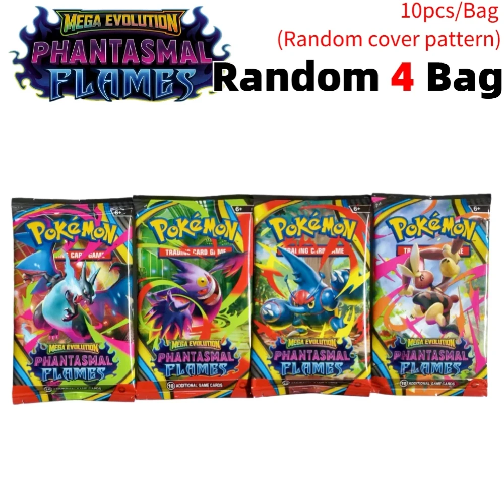 NEW pokémon TCG Booster Rare Trading Cards for Collection Gift Mega Evolution Ascended Heroes Phantasmal Flames Collection Cards