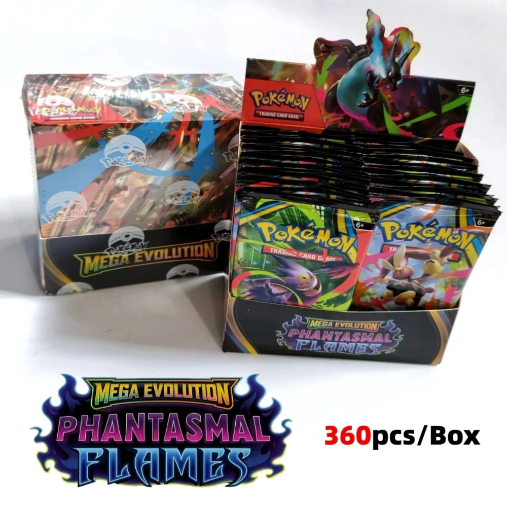 NEW pokémon TCG Booster Rare Trading Cards for Collection Gift Mega Evolution Ascended Heroes Phantasmal Flames Collection Cards