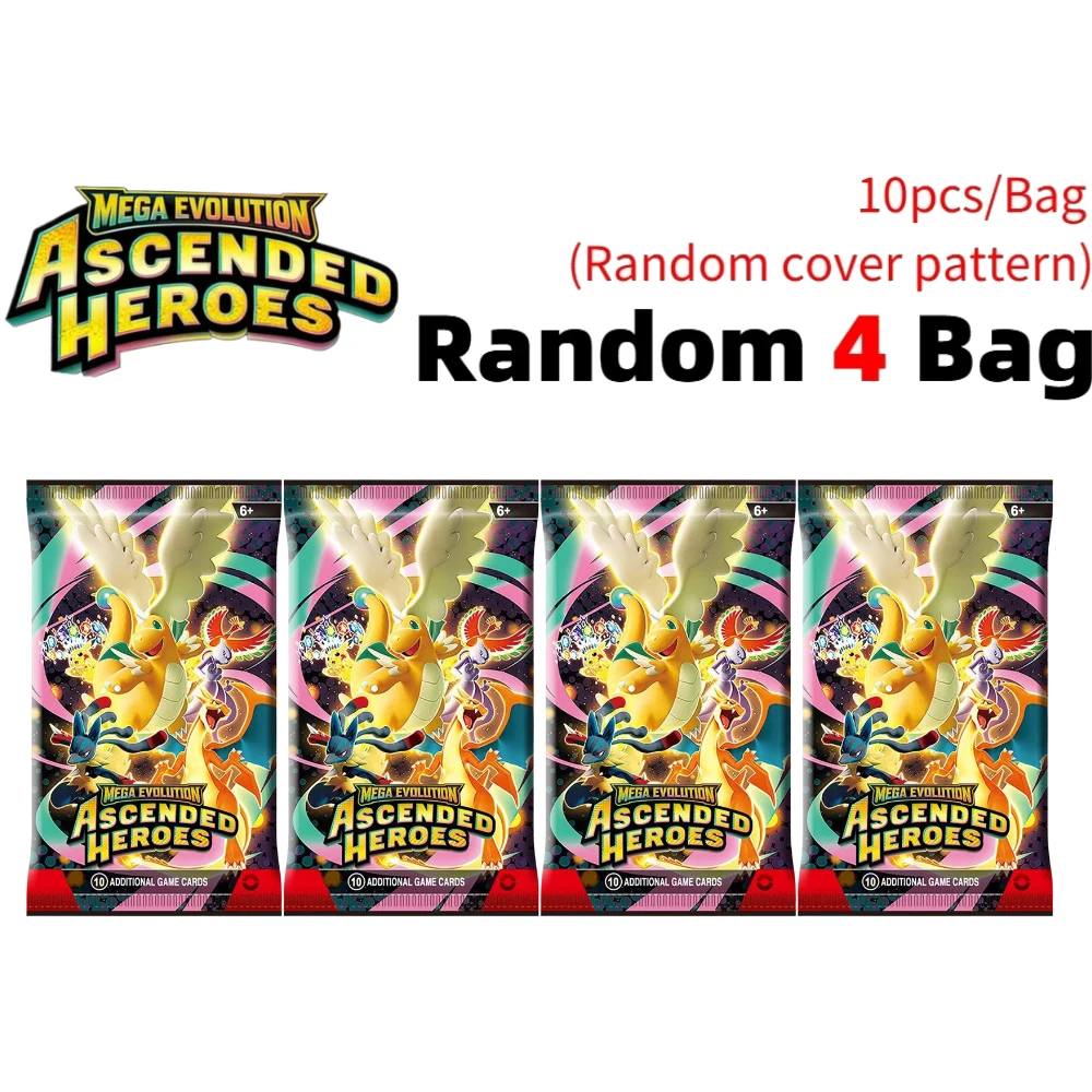 NEW pokémon TCG Booster Rare Trading Cards for Collection Gift Mega Evolution Ascended Heroes Phantasmal Flames Collection Cards