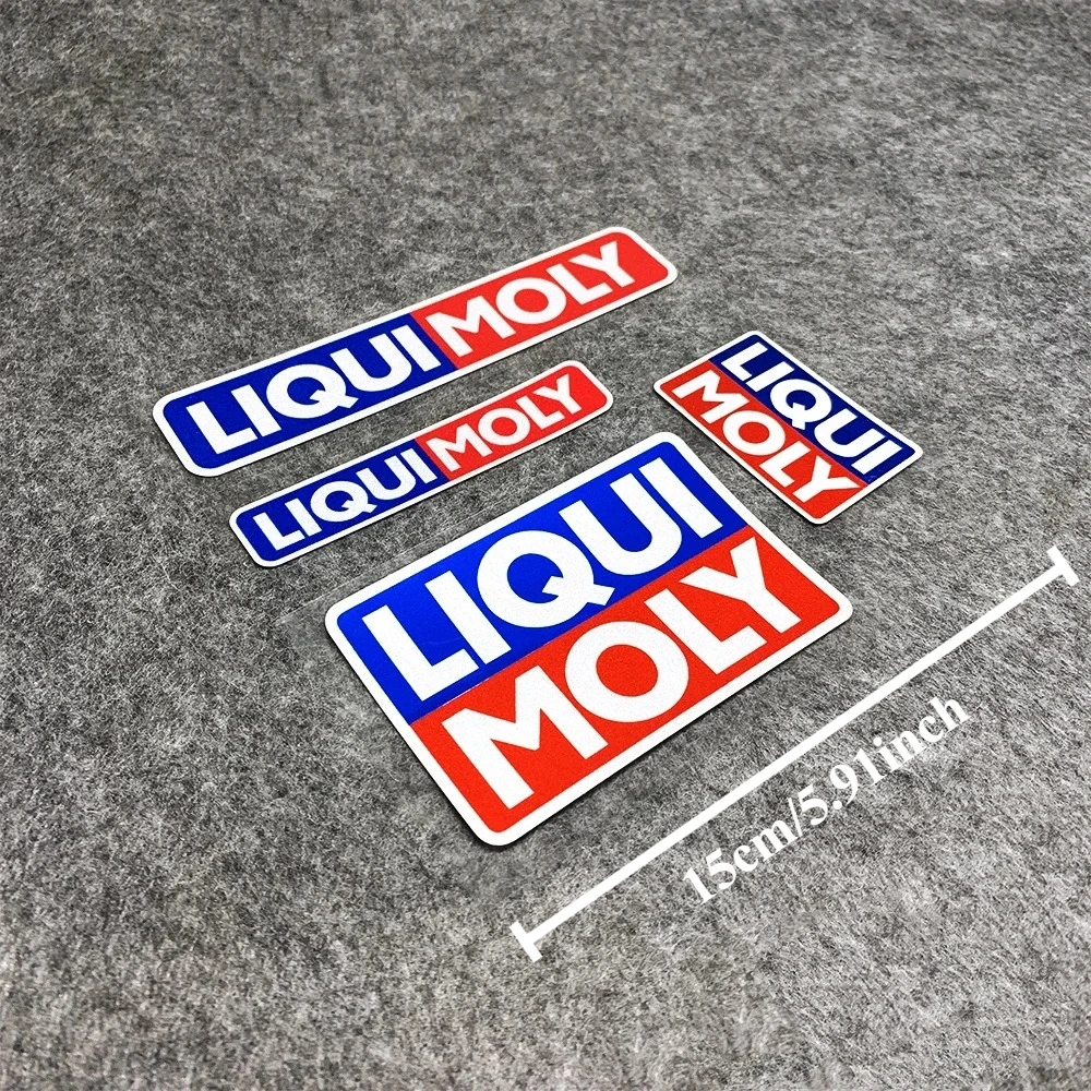 1Set Car Styling Vinyl Decals Oil Sponsor Stickers Waterproof for Motorcycle Bicycle Helmet Decor