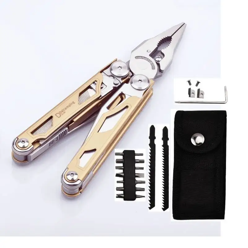 Daicamping DL30 DL301 DL7 Outdoor Camping EDC Plier Set Multifunctional Multitools Hand Multi Tool Folding Multi-tool Kit