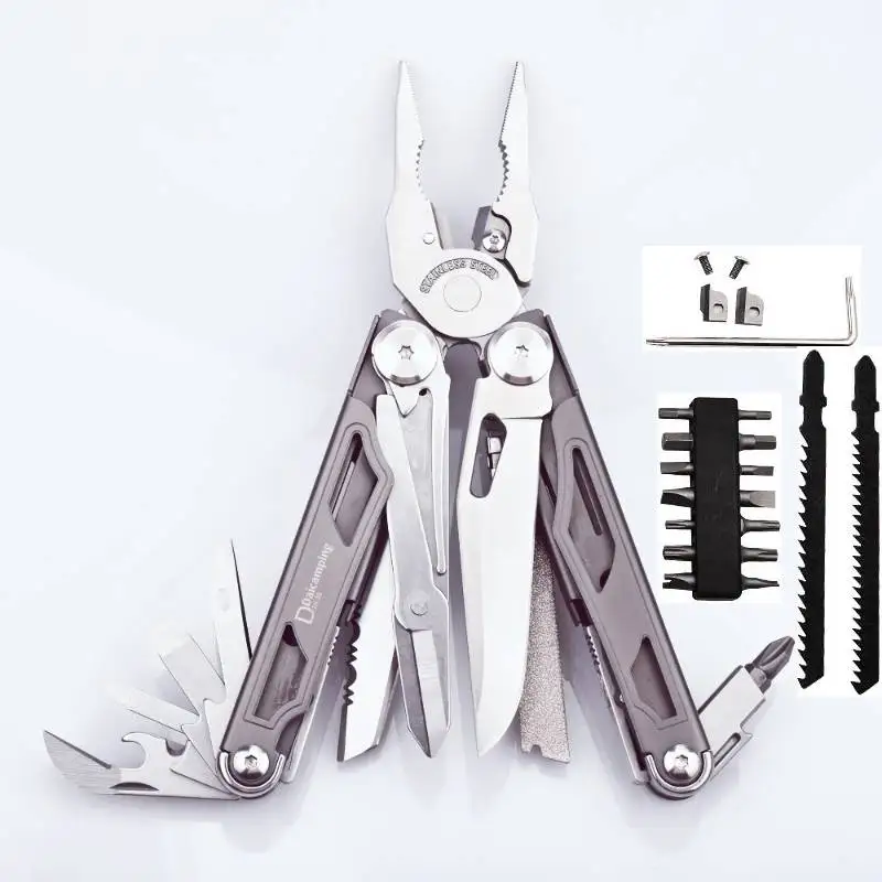 Daicamping DL30 DL301 DL7 Outdoor Camping EDC Plier Set Multifunctional Multitools Hand Multi Tool Folding Multi-tool Kit