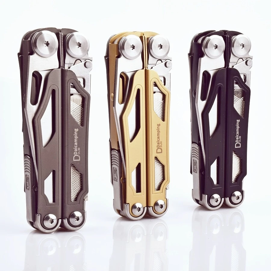 Daicamping DL30 DL301 DL7 Outdoor Camping EDC Plier Set Multifunctional Multitools Hand Multi Tool Folding Multi-tool Kit