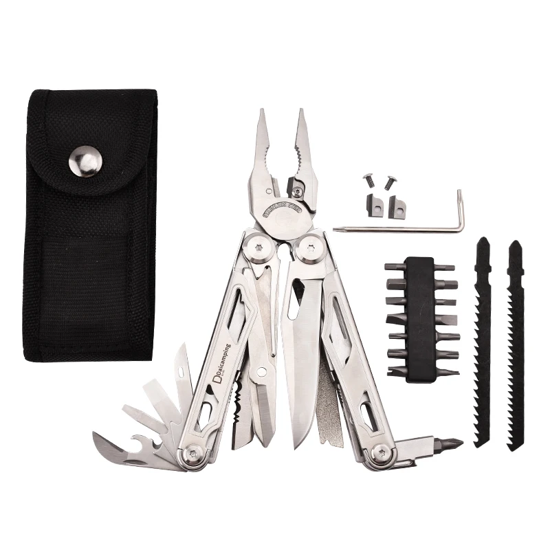 Daicamping DL30 DL301 DL7 Outdoor Camping EDC Plier Set Multifunctional Multitools Hand Multi Tool Folding Multi-tool Kit