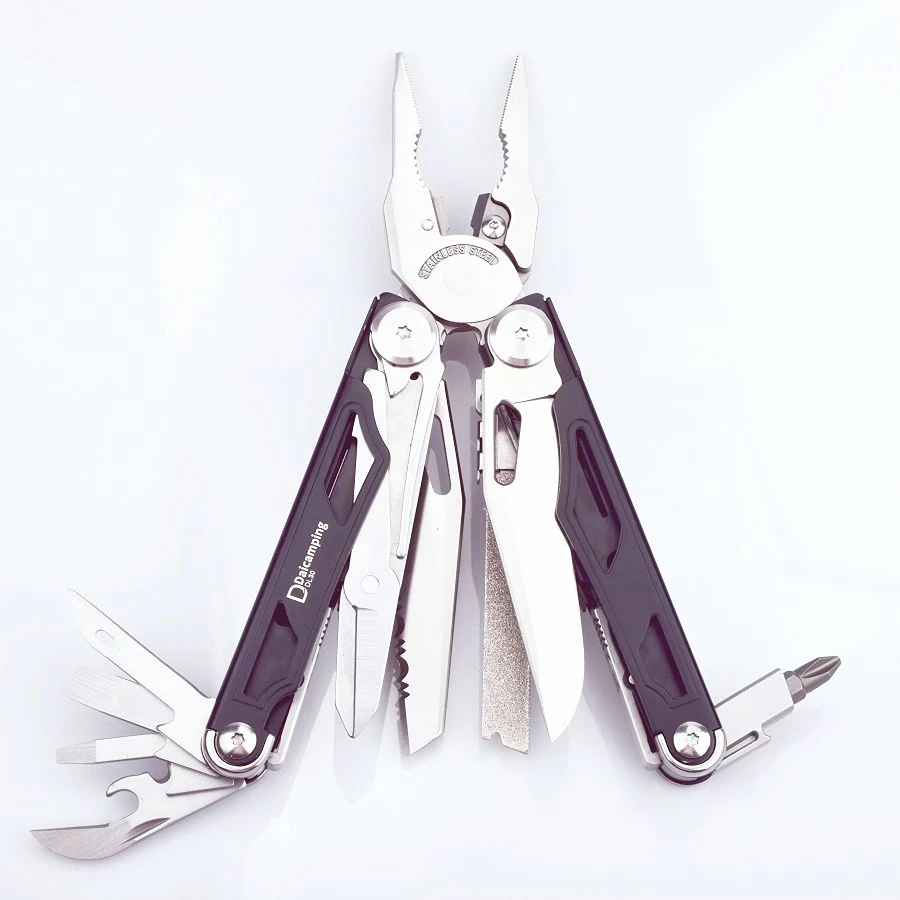 Daicamping DL30 DL301 DL7 Outdoor Camping EDC Plier Set Multifunctional Multitools Hand Multi Tool Folding Multi-tool Kit
