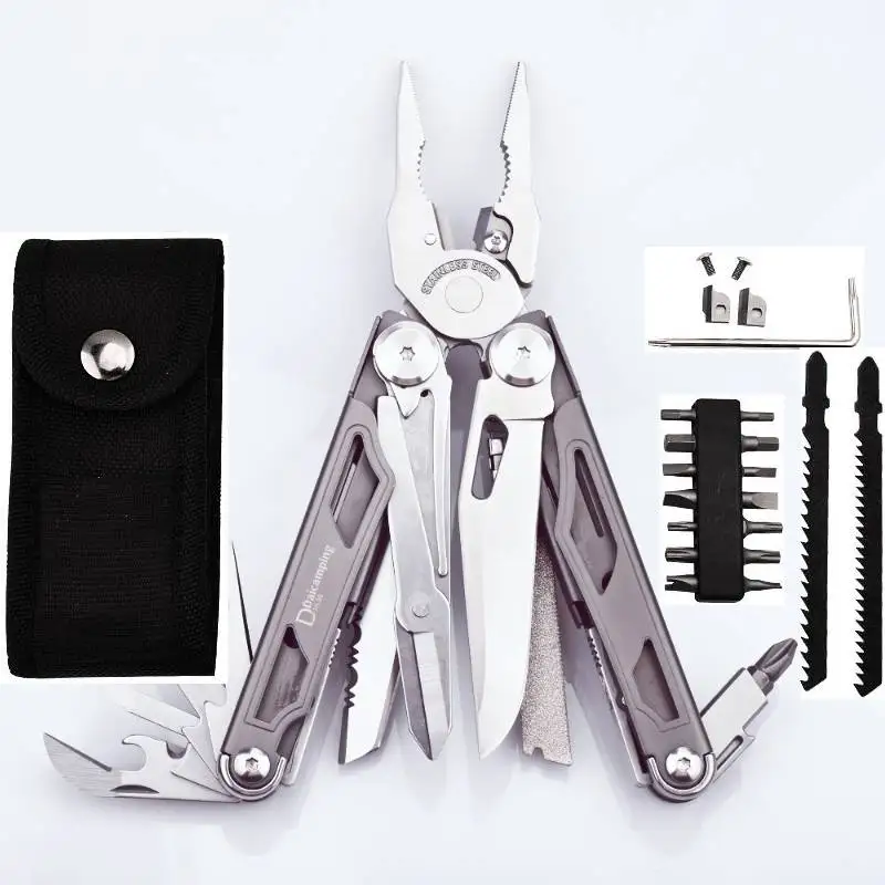 Daicamping DL30 DL301 DL7 Outdoor Camping EDC Plier Set Multifunctional Multitools Hand Multi Tool Folding Multi-tool Kit
