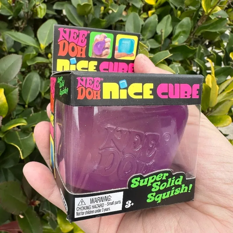 Neeboh Nice Cube Sensory Stress Reliever Squishy Toy Fidget Tool for Anxiety & Focus Desk Sensory Cube for Adults & Kids