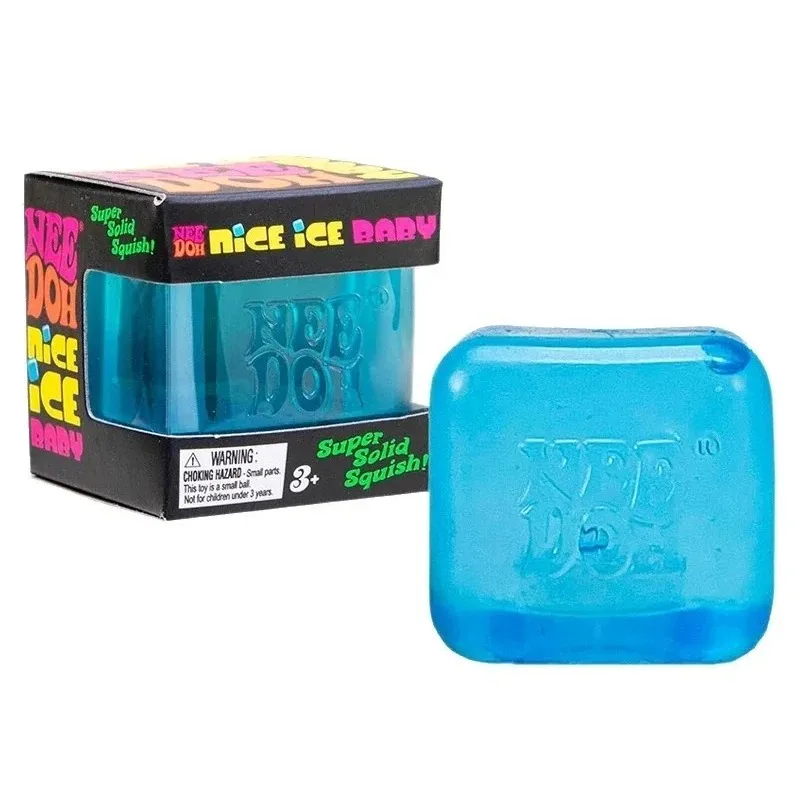 Neeboh Nice Cube Sensory Stress Reliever Squishy Toy Fidget Tool for Anxiety & Focus Desk Sensory Cube for Adults & Kids