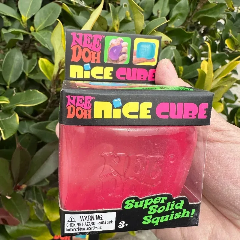 Neeboh Nice Cube Sensory Stress Reliever Squishy Toy Fidget Tool for Anxiety & Focus Desk Sensory Cube for Adults & Kids