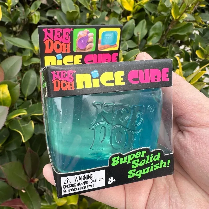 Neeboh Nice Cube Sensory Stress Reliever Squishy Toy Fidget Tool for Anxiety & Focus Desk Sensory Cube for Adults & Kids