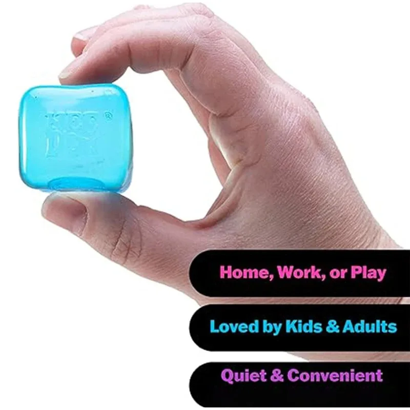 Neeboh Nice Cube Sensory Stress Reliever Squishy Toy Fidget Tool for Anxiety & Focus Desk Sensory Cube for Adults & Kids