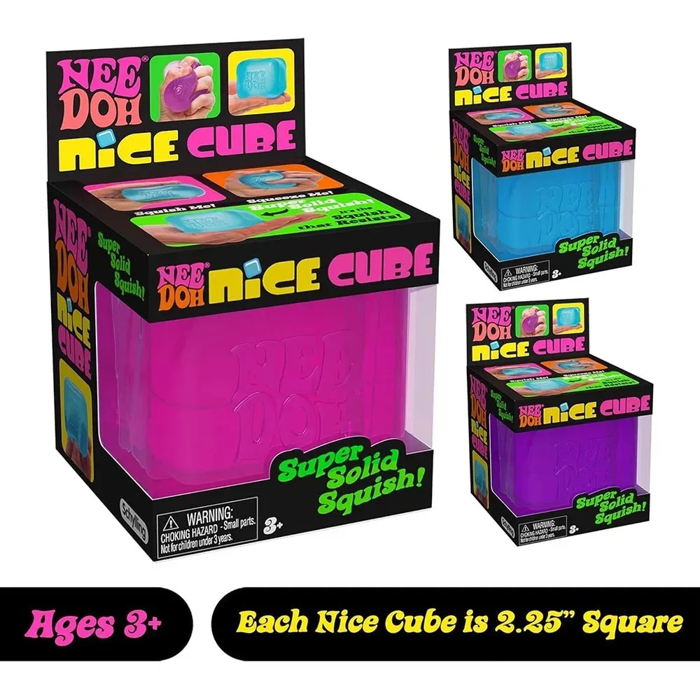 2026 NeeDOH Model Soft Squishy Toy Nice Cube Sensory Stress Reliever Fidget Tool for Anxiety for Adults & Kids Premium in Stock