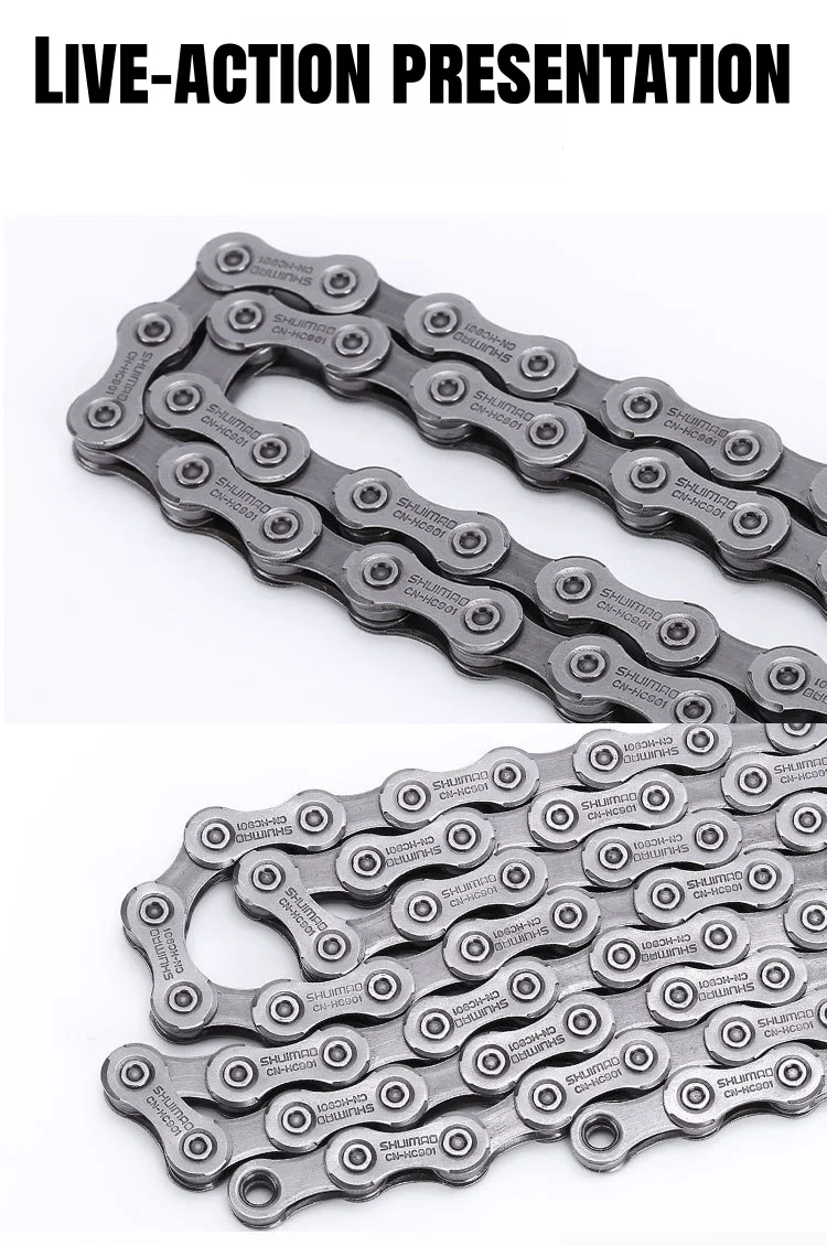 Mountain Bike Shifting High-Speed Bicycle Chain 6/7/8/9/11 Link Design (Total of 116 Links) Bicycle Accessories Original Chain
