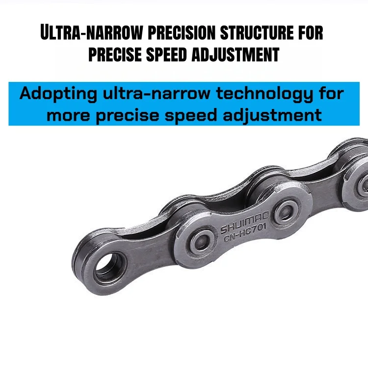 Mountain Bike Shifting High-Speed Bicycle Chain 6/7/8/9/11 Link Design (Total of 116 Links) Bicycle Accessories Original Chain