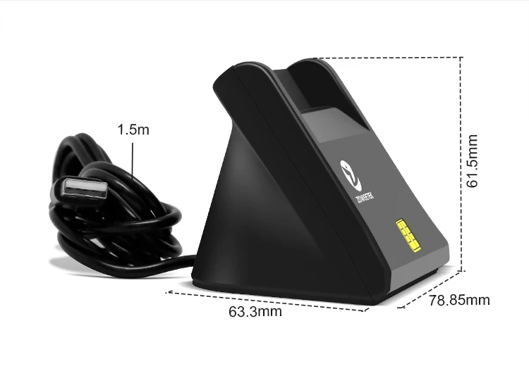 Zoweetek USB ID Smart Card Reader for IC DNIE DNI EMV CAC Bank Chip Smart Card