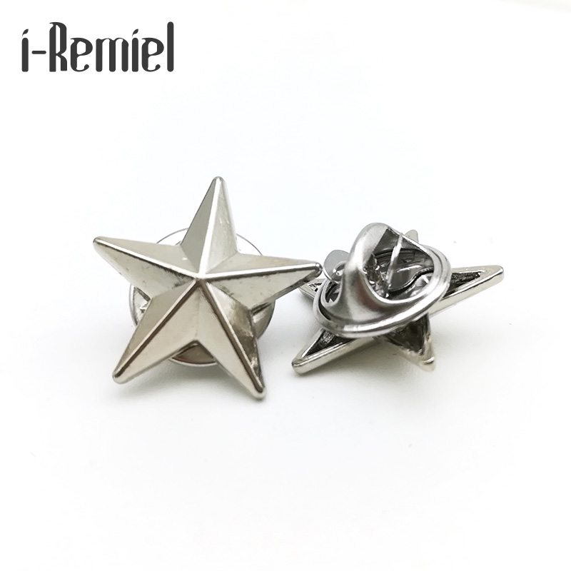 Brooches Hot Sale Real Pin Hijab Broches High-end Brooch Badge Little Star For And Blouses Five-pointed Couples Jewelry