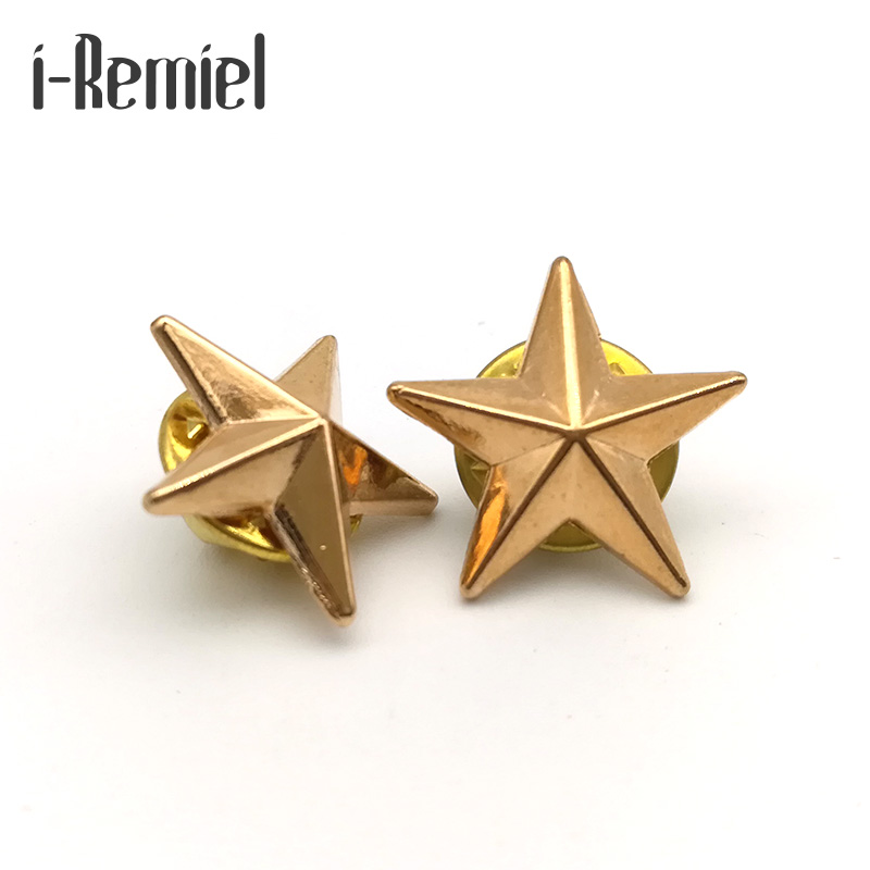 Brooches Hot Sale Real Pin Hijab Broches High-end Brooch Badge Little Star For And Blouses Five-pointed Couples Jewelry