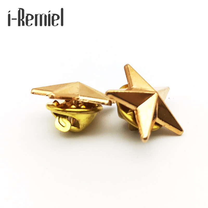 Brooches Hot Sale Real Pin Hijab Broches High-end Brooch Badge Little Star For And Blouses Five-pointed Couples Jewelry