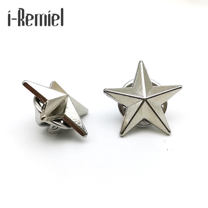 Brooches Hot Sale Real Pin Hijab Broches High-end Brooch Badge Little Star For And Blouses Five-pointed Couples Jewelry