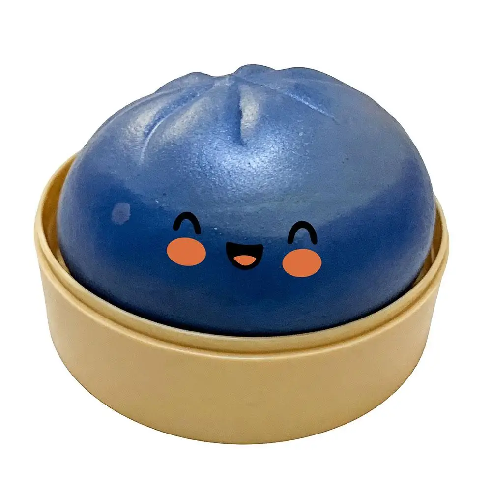 Glitter Crystal Dumpling Squishy Box Sensory Squeeze Toy for Stress Relief Colorful Glittery Dough Ball Fidget Toy Gift