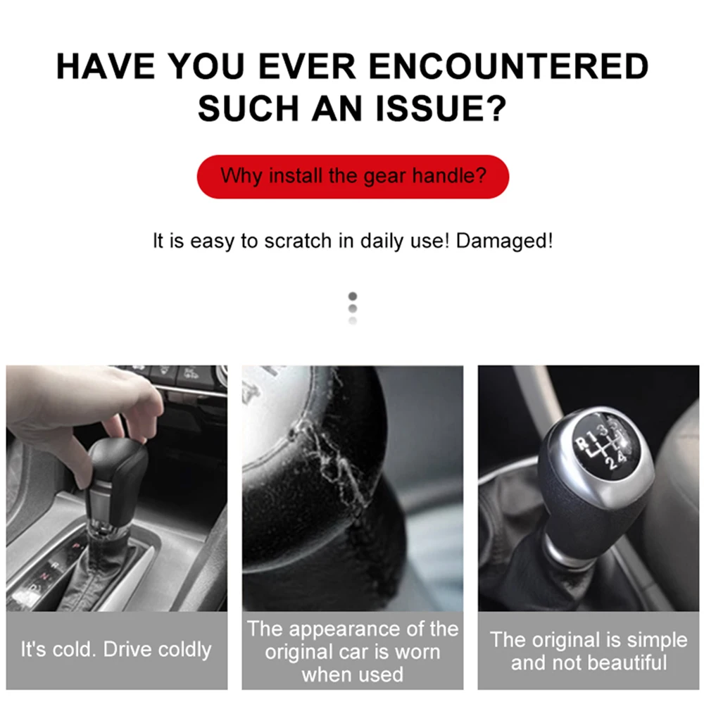 Car Hoodie Change Speed Lever Sweatshirt Handle Gear Shift Knob Cover For SEAT Cupra Exeo Ibiza FR Leon mk1 Tarraco Ateca Toledo