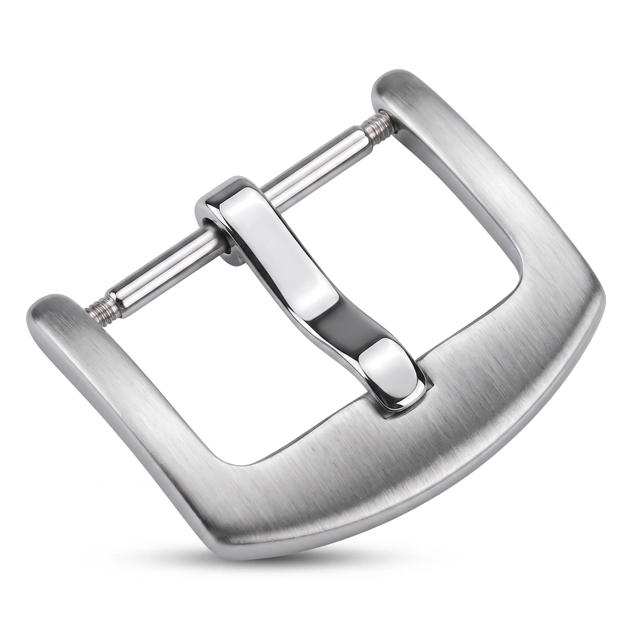 Metal Watch Band Buckle 16 18 20 22 24mm Men Watchband Strap Silver Black Gold Stainless Steel Clasp Accessories