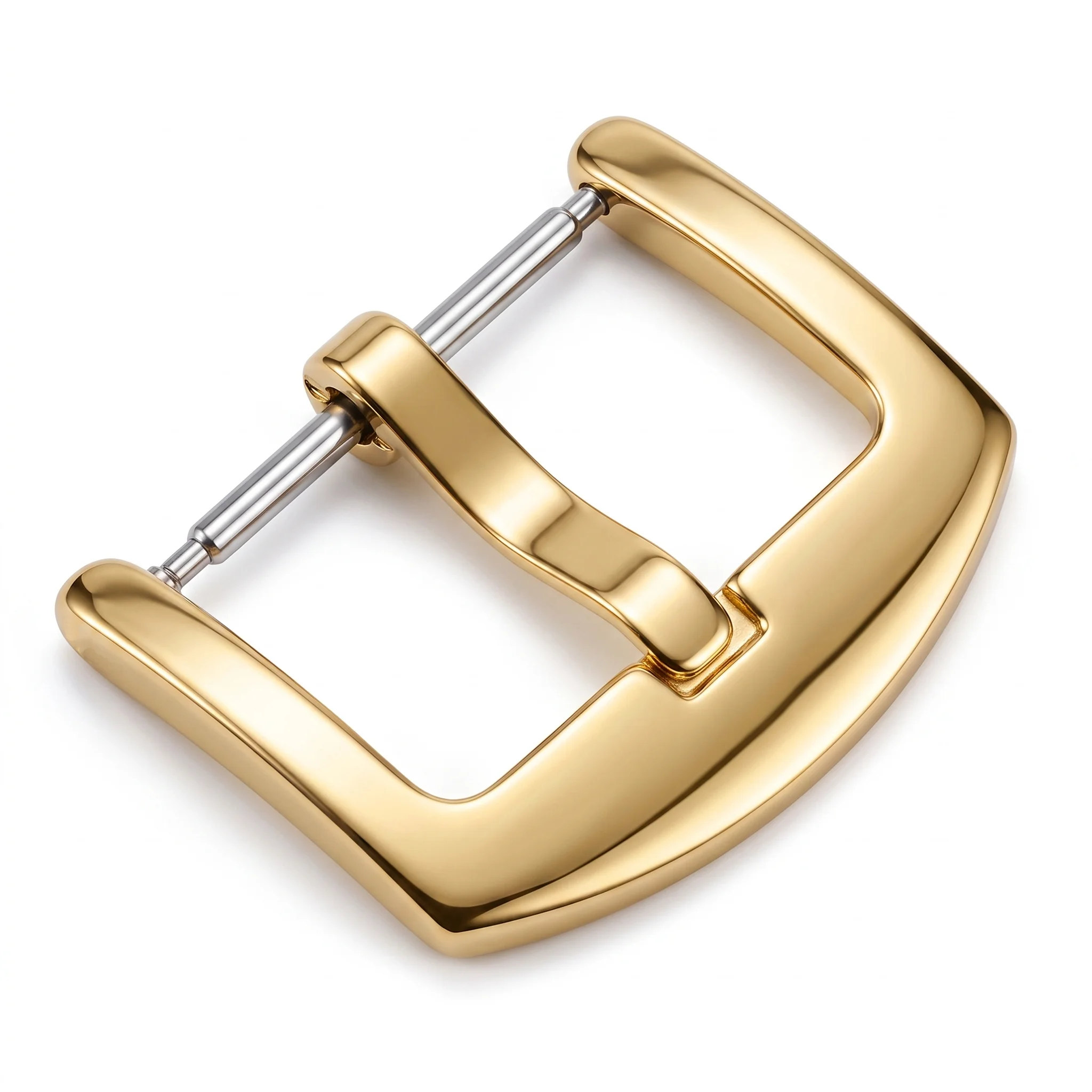 Metal Watch Band Buckle 16 18 20 22 24mm Men Watchband Strap Silver Black Gold Stainless Steel Clasp Accessories