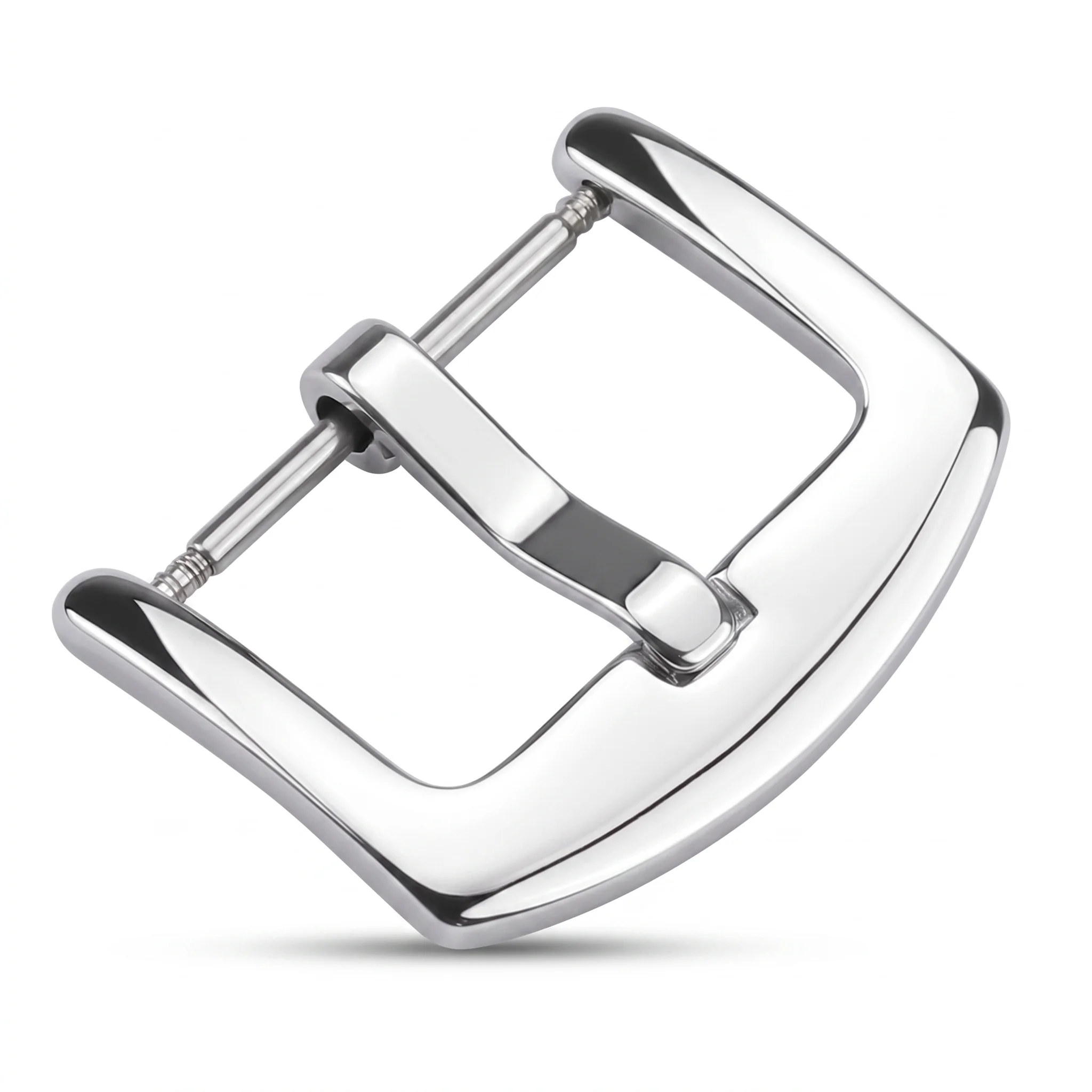 Metal Watch Band Buckle 16 18 20 22 24mm Men Watchband Strap Silver Black Gold Stainless Steel Clasp Accessories