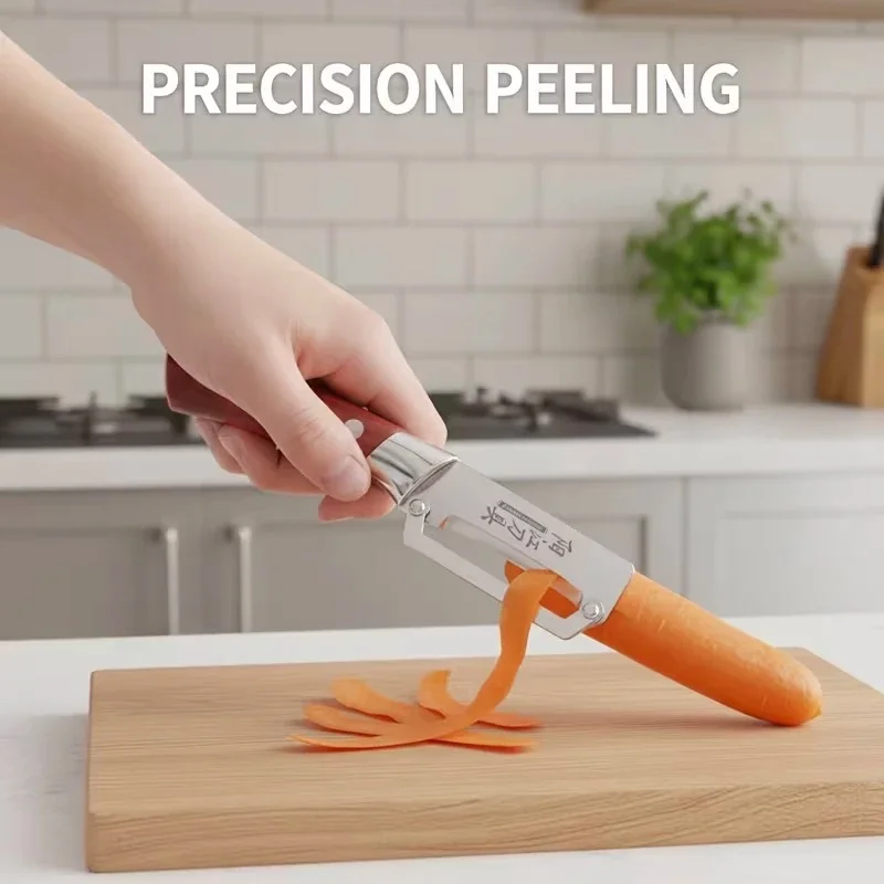 Multifunctional Stainless Steel Vegetable Peeler,1/3/5-piece Kitchen Tool With Bottle Opener, Ergonomic Gift For Cooking Lovers