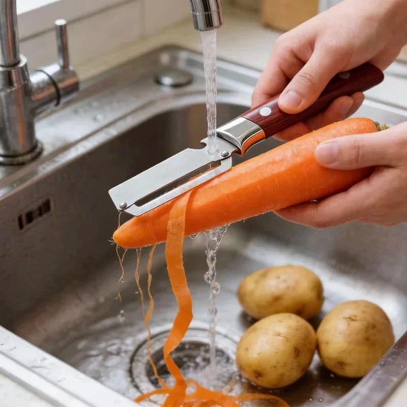Multifunctional Stainless Steel Vegetable Peeler,1/3/5-piece Kitchen Tool With Bottle Opener, Ergonomic Gift For Cooking Lovers