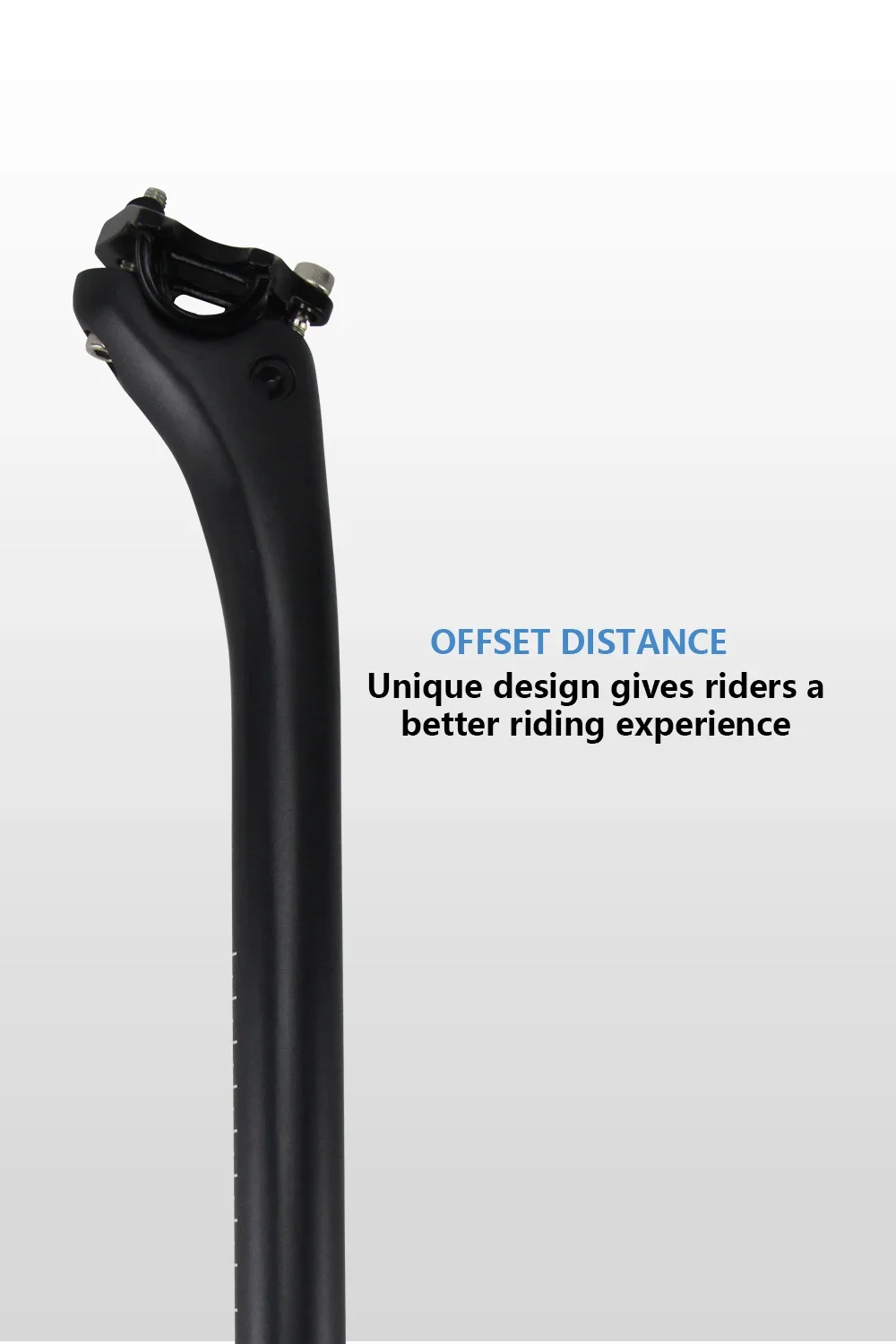 No Logo Carbon MTB Seatpost Offset 25mm Mountain Bike Seat Tube 25.4/27.2/31.6 Ultra-light Gloss/Matte Road Bicycle Seat Post