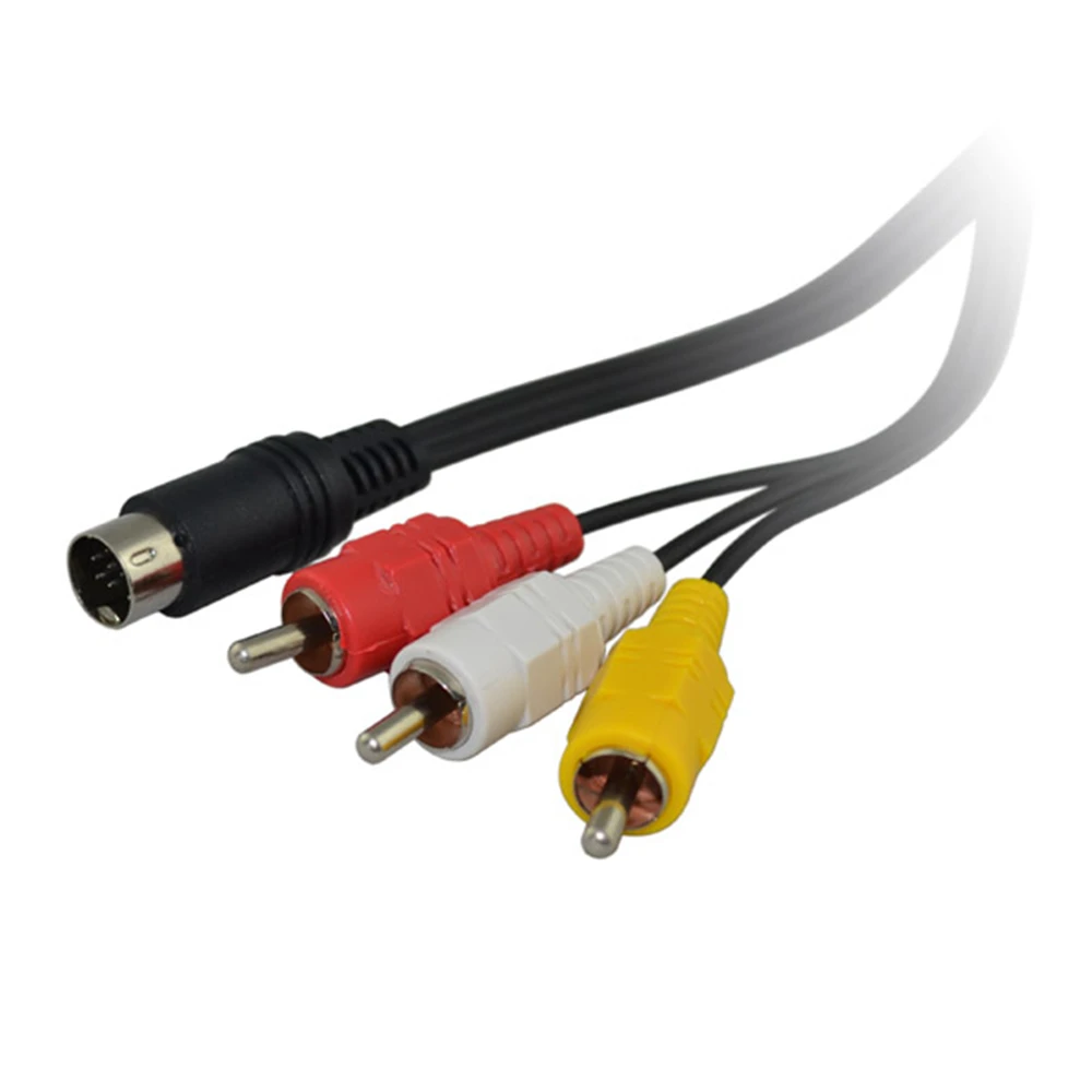 High quality AV Cable 9 pin Audio Video for SEGA Mega Drive 2 Genesis 2 and for Mega Drive 3 Genesis 3
