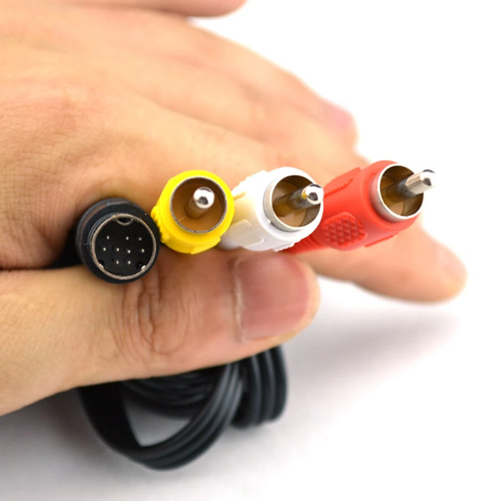 High quality AV Cable 9 pin Audio Video for SEGA Mega Drive 2 Genesis 2 and for Mega Drive 3 Genesis 3