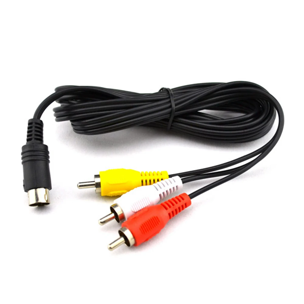 High quality AV Cable 9 pin Audio Video for SEGA Mega Drive 2 Genesis 2 and for Mega Drive 3 Genesis 3